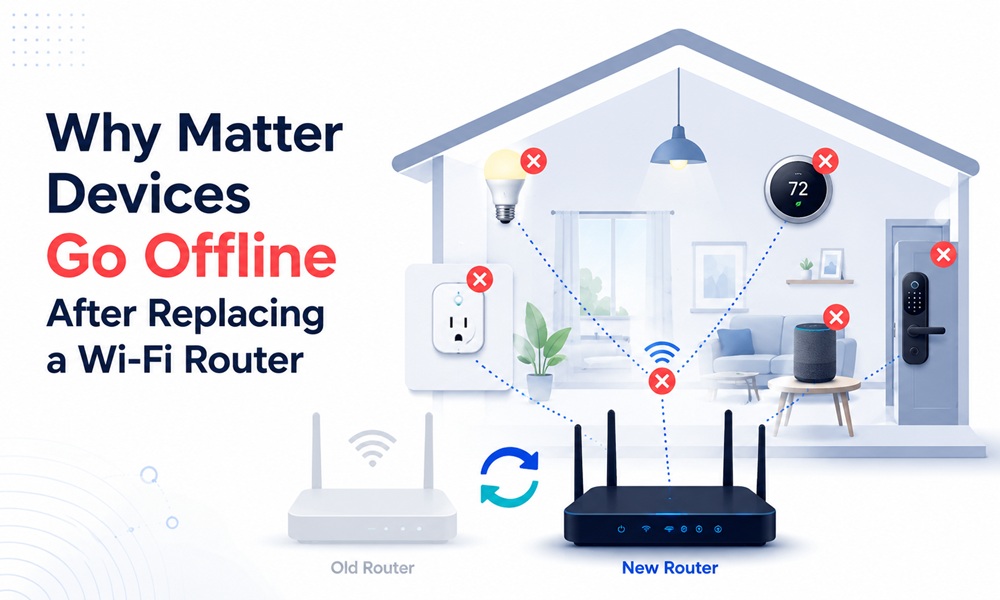 Why Matter Devices Go Offline After You Replace Your Wi-Fi Router — and How to Fix It Devices Go Offline After Replacing a Wi-Fi Router